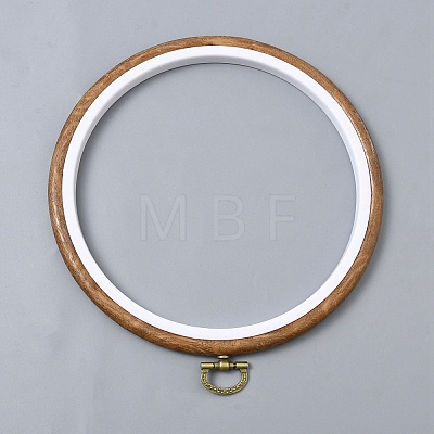 PVC Embroidery Hoops TOOL-WH0155-253A-1