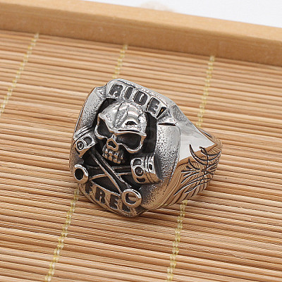 Retro Zinc Alloy Finger Rings for Men FS-WG2C134-01-1