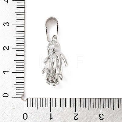 Alloy Bead Cage Pendants FIND-M012-01F-P-1