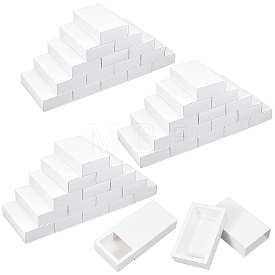 70Pcs Foldable Paper Drawer Boxes CON-WA0001-20-1