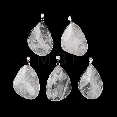 Natural Quartz Crystal Pendants GG-K002-05O-1