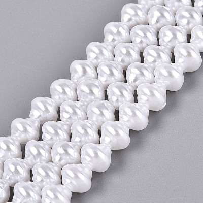 ABS Plastic Imitation Pearl Beads PL-CBA8DB3-17-1