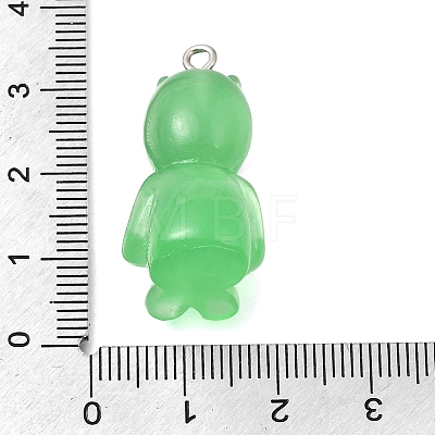 Transparent Resin Pendants FIND-Z124-04P-1