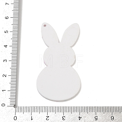Easter Printed Acrylic Pendants OACR-E044-02D-1
