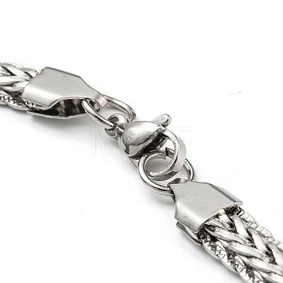 304 Stainless Steel Chain Necklaces NJEW-P295-05P-1