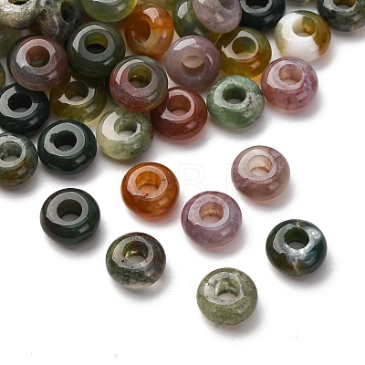 Natural Indian Agate European Beads G-Q503-03-1