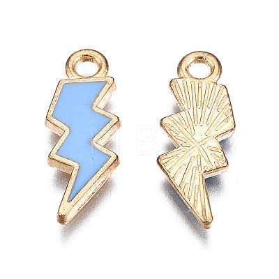 Alloy Enamel Pendants ENAM-N054-025J-1