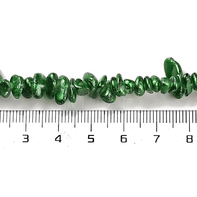 Electroplate Glass Beads Strands GLAA-P062-B03-1