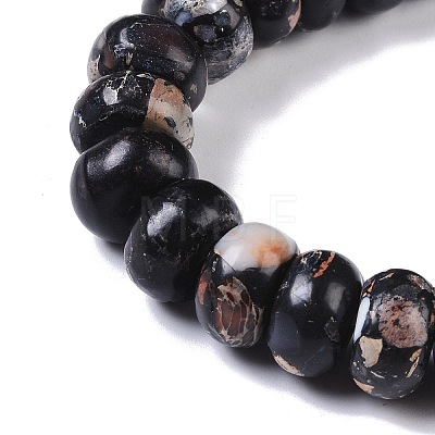 Dyed Synthetic Imperial Jasper Beads Strands G-P529-E01-A07-1