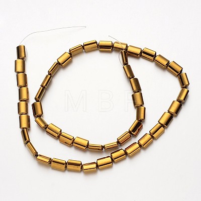 Electroplate Non-magnetic Synthetic Hematite Bead Strands G-F300-01A-03-1