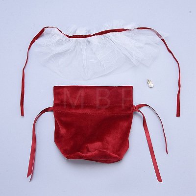 Velvet Jewelry Drawstring Gift Bags TP-M001-02A-1