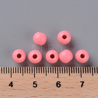 Opaque Acrylic Beads MACR-S370-C6mm-A04-1