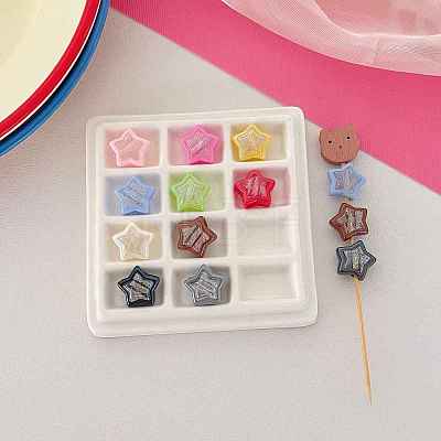 Transparent Acrylic Beads OACR-N163-03-1