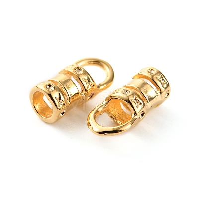 Brass Cord End LS-FIND-WH0056-88C-G-1