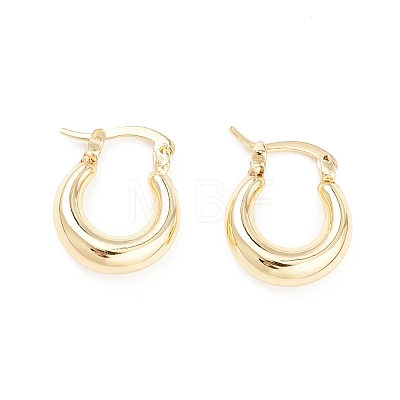 Chunky Huggie Hoop Earrings for Women EJEW-A064-11G-RS-1