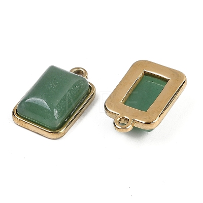 Natural Green Aventurine Pendants STAS-K291-04G-05-1