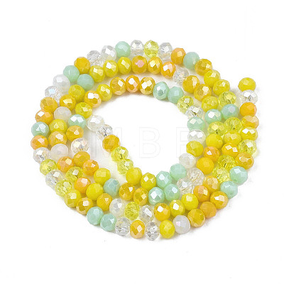 Opaque Glass Beads Strands X-GLAA-T006-07-A06-1