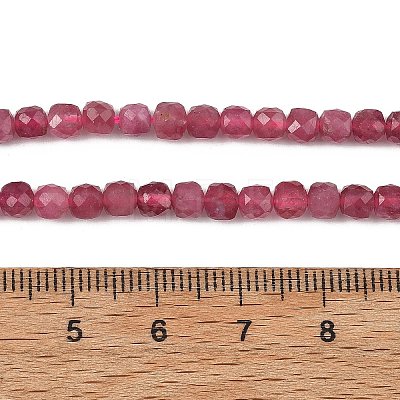 Natural Pink Tourmaline Beads Strands G-G106-G03-01A-1
