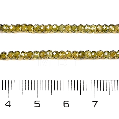 Transparent Gradient Color Cubic Zirconia Strand ZIRC-NH0002-01A-1