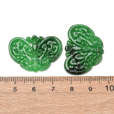 Dyed Natural Myanmar Jade Carved Pendants GG-CBABA9C-01-1