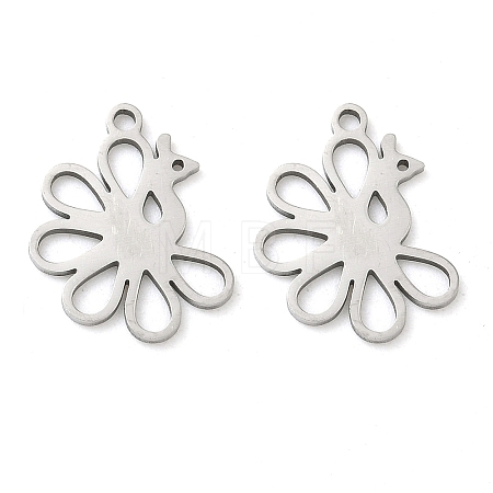 201 Stainless Steel Pendants STAS-F337-08P-1