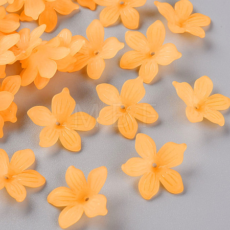 Frosted Acrylic Bead Caps MACR-S371-05A-719-1