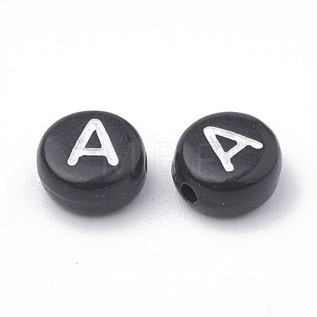 Opaque Acrylic Beads SACR-N002-02A-1