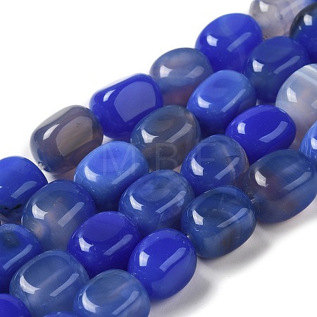 Natural Agate Beads Strands G-H295-A01-05-1