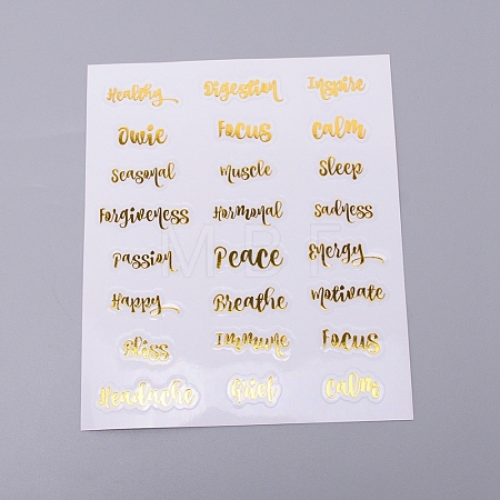 Waterproof Plastic Decorations Stickers DIY-WH0191-04A-1