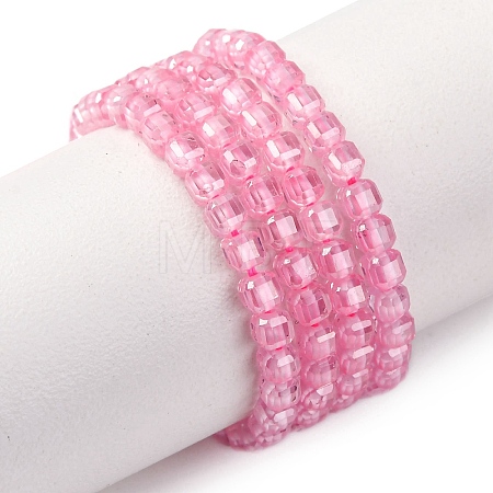 Cubic Zirconia Bead Strands ZIRC-P109-01B-01-1