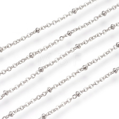 Tarnish Resistant 304 Stainless Steel Cable Chains CHS-L017-12B-1