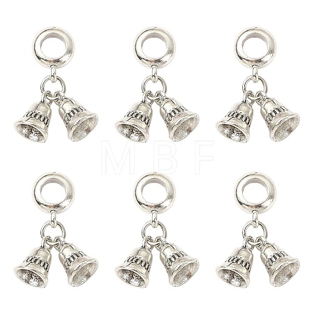 Tibetan Style Alloy European Dangle Charms MPDL-YW0001-02-1