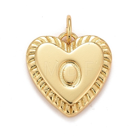 Rack Plating Real 18K Gold Plated Brass Pendants KK-E260-01G-O-1