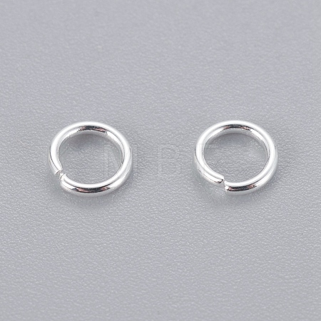 304 Stainless Steel Open Jump Rings X-STAS-E464-09A-S-1