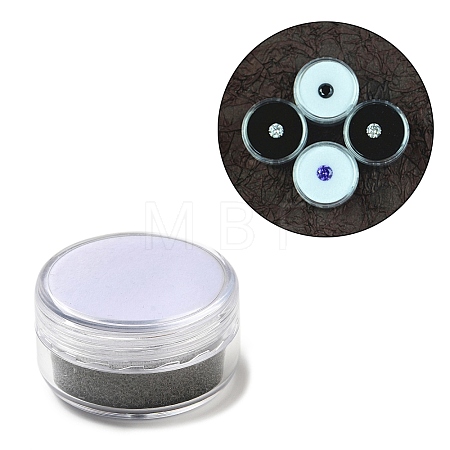 Column Plastic Loose Diamond Storage Screw Top Foam Gem Jars CON-NH0001-03B-1