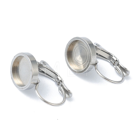 Tarnish Resistant 304 Stainless Steel Leverback Earring Findings X-KK-H152-09B-P-1