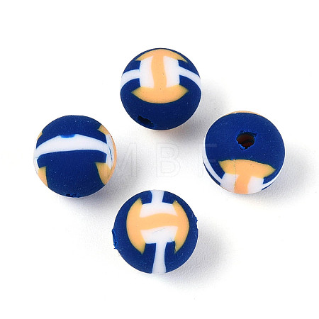 Handmade Polymer Clay Beads CLAY-Q253-05J-1