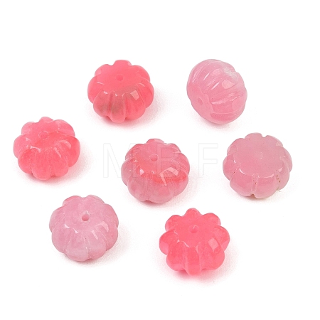 Dyed Natural Myanmar Jade Burmese Jade Carved Beads GG-CBAC08B-03C-1