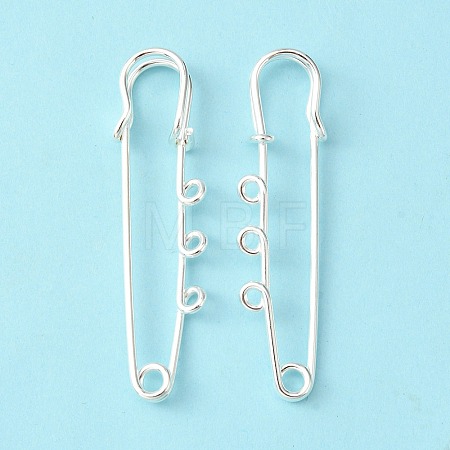 Iron Brooch Findings KK-Q491-S-1