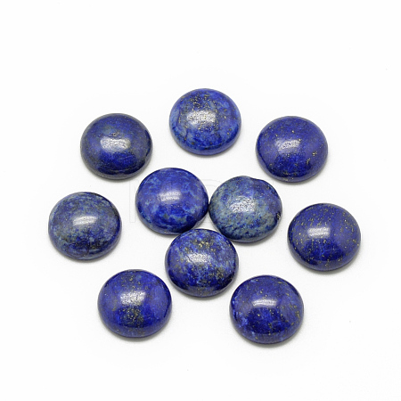 Natural Lapis Lazuli Cabochons X-G-R416-8mm-33-1