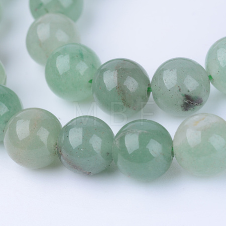 Natural Green Aventurine Beads Strands X-G-Q462-10mm-20-1