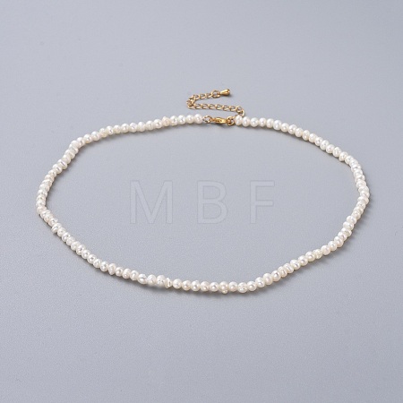 Natural Freshwater Pearl Necklaces NJEW-JN02515-1