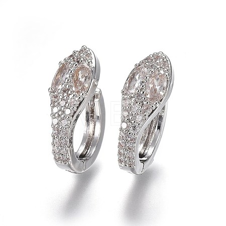 Brass Hoop Earrings KK-I648-14P-1