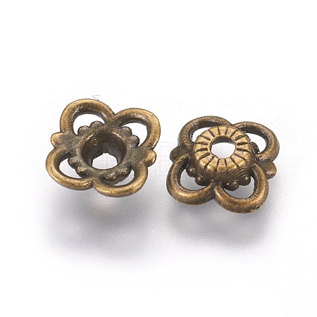 Tibetan Antique Bronze Metal Caps MLF1035Y-1