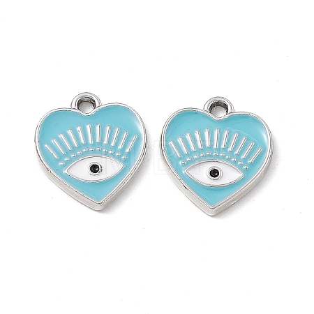 Alloy Enamel Pendants ENAM-K066-08G-1