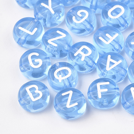 Transparent Acrylic Beads TACR-N002-04C-1