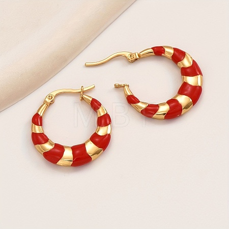 Stylish Enamel Earrings Set CV3783-3-1