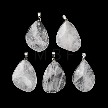 Natural Quartz Crystal Pendants GG-K002-05O-1