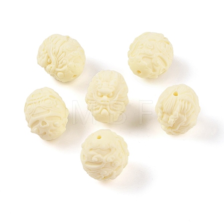 Synthetic Shell & Resin Beads BSHE-G036-15-1
