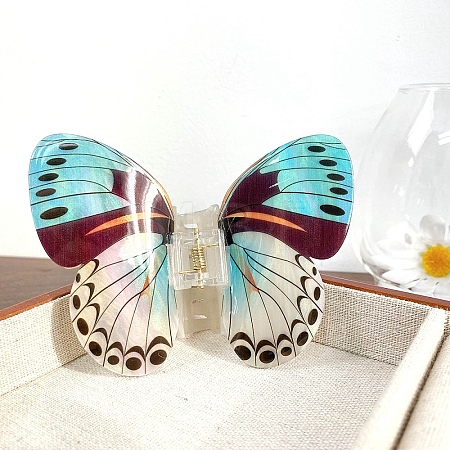 Acrylic Claw Hair Clips PW-WGBB546-08-1